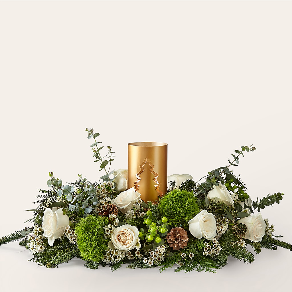 Chestnuts Roasting Centerpiece – Noor Florist Llc, Lake Villa IL