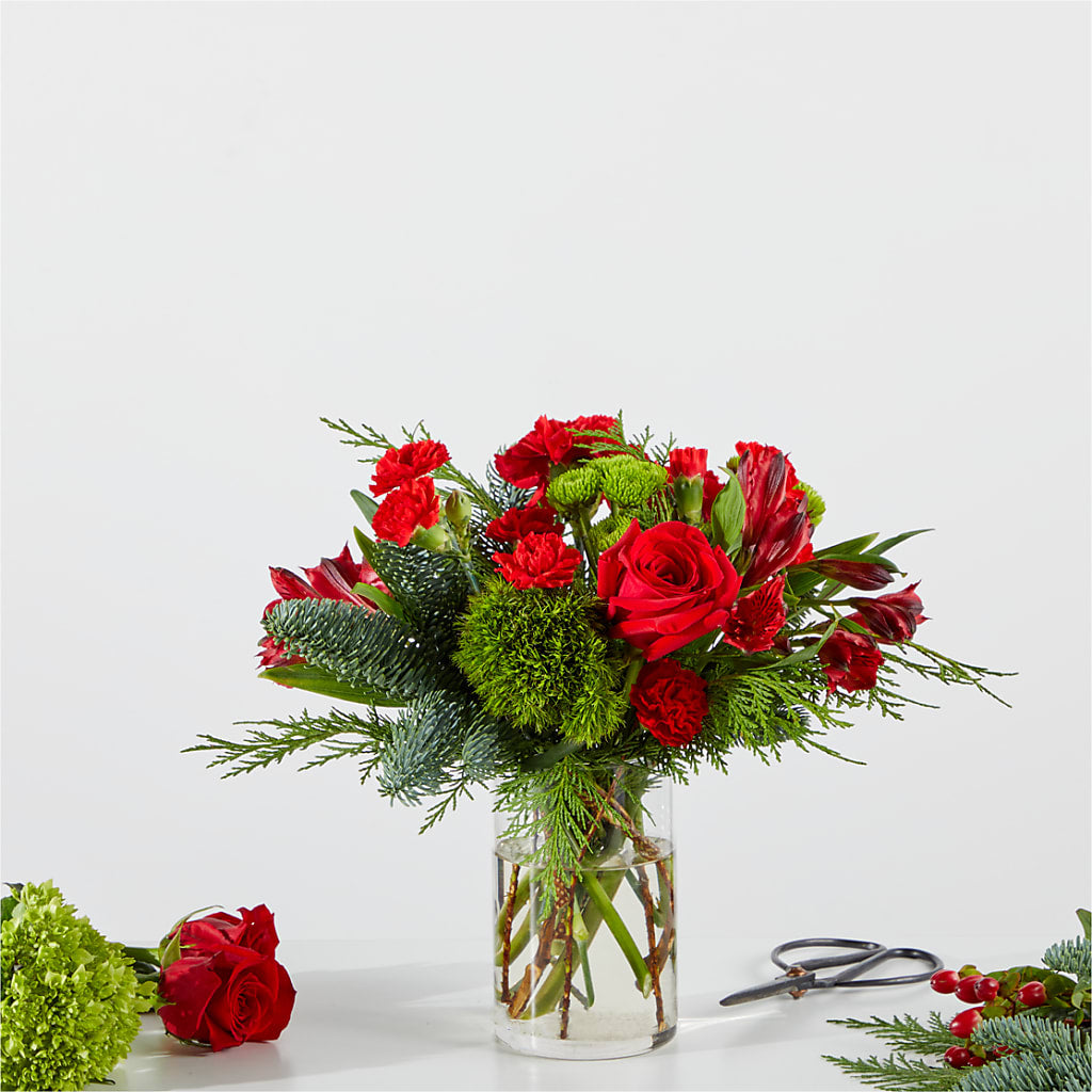 Merry Moment Bouquet – A Florist Original – Noor Florist Llc, Lake Villa IL