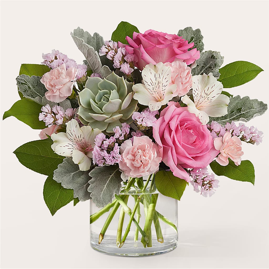 Dusty Rose Bouquet – Noor Florist Llc, Lake Villa IL