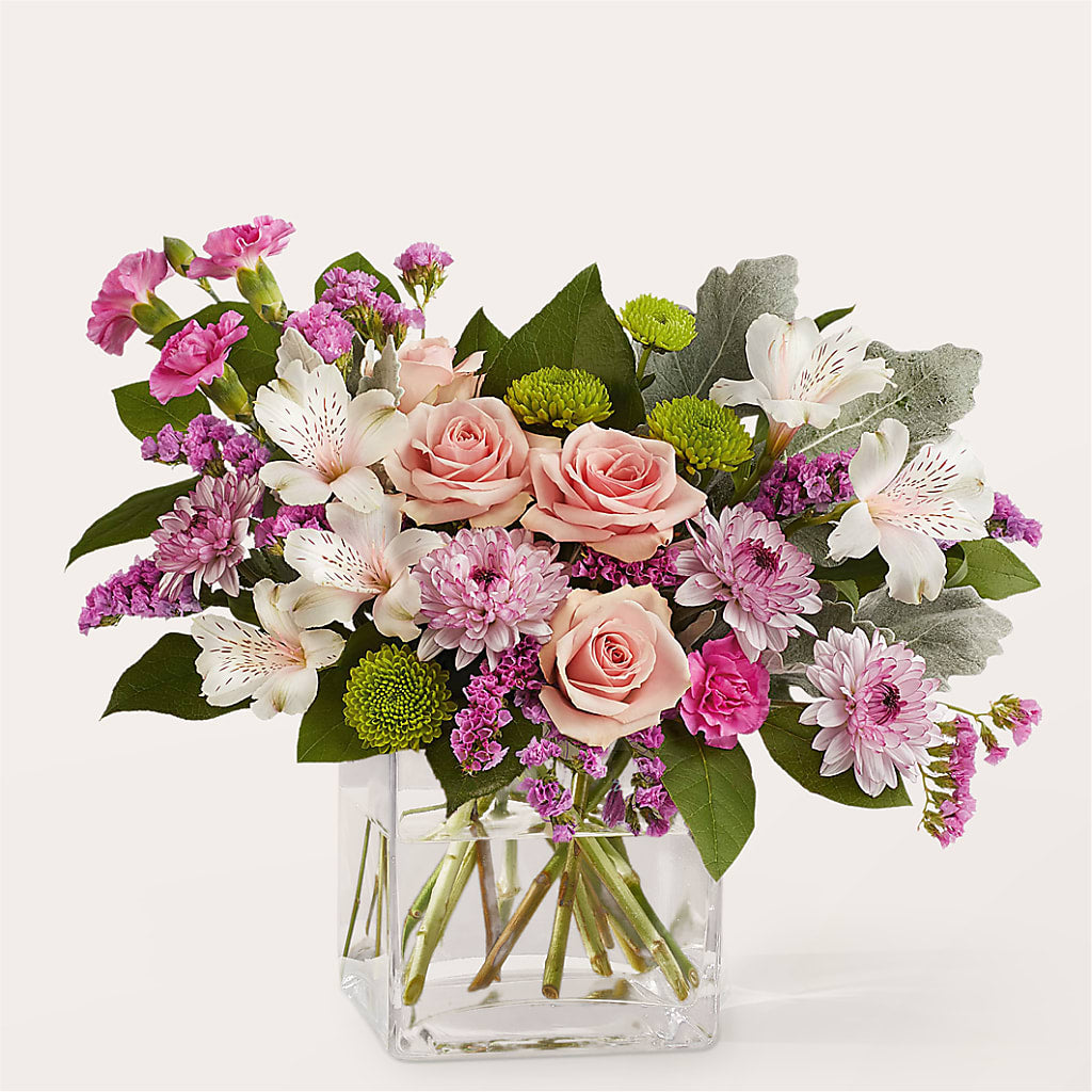 Pink Suede Bouquet – Noor Florist Llc, Lake Villa IL