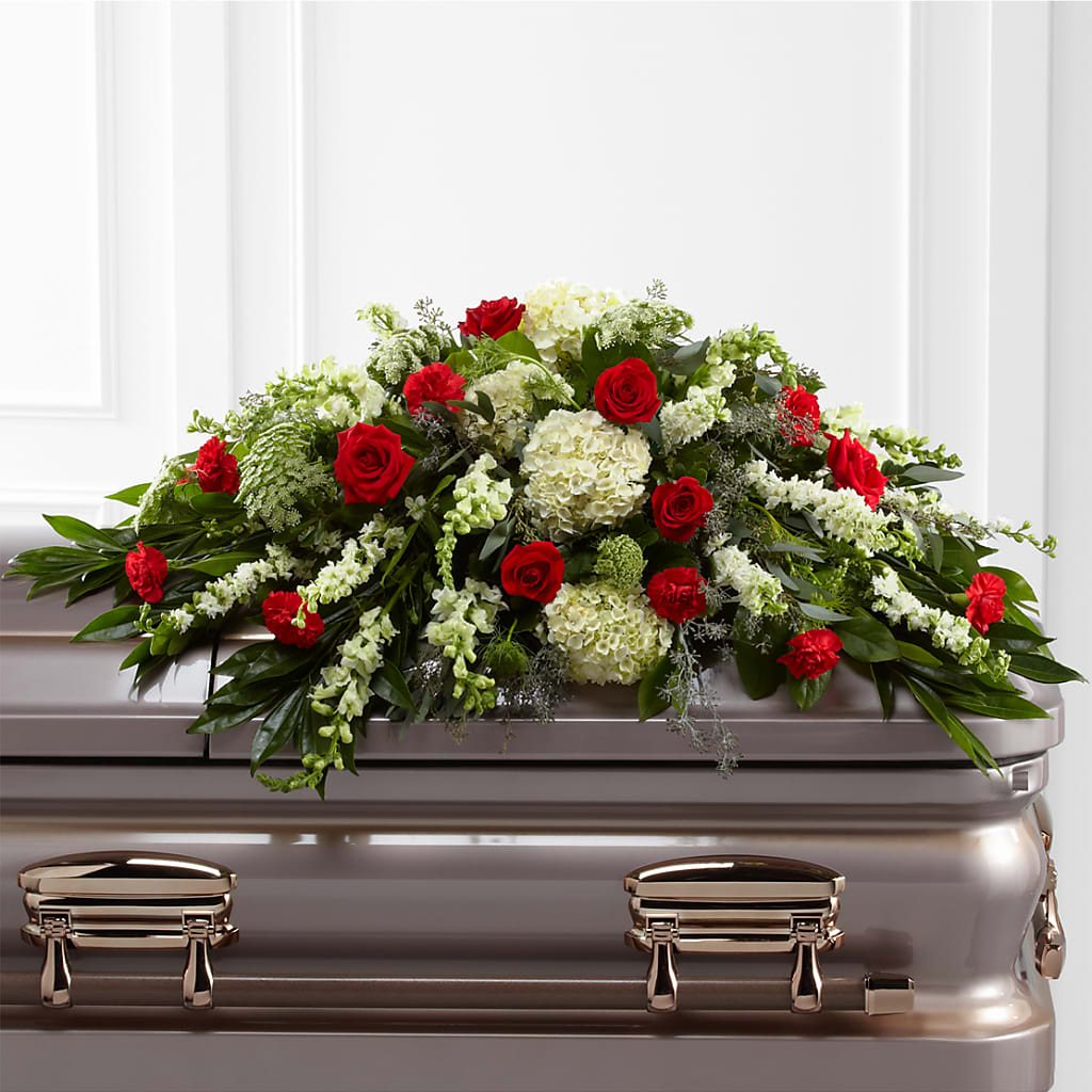 Sincerity Casket Spray – Noor Florist Llc, Lake Villa IL