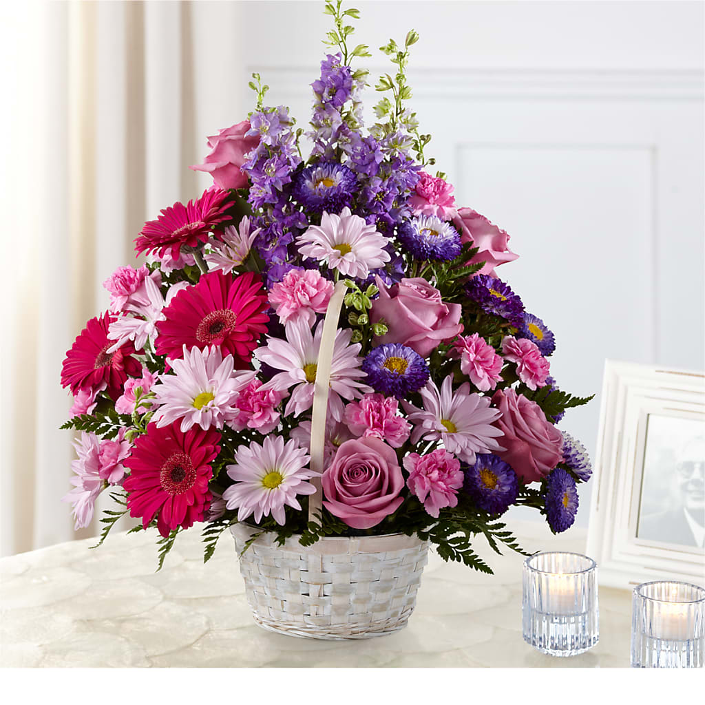 Pastel Peace Basket – Noor Florist Llc, Lake Villa IL