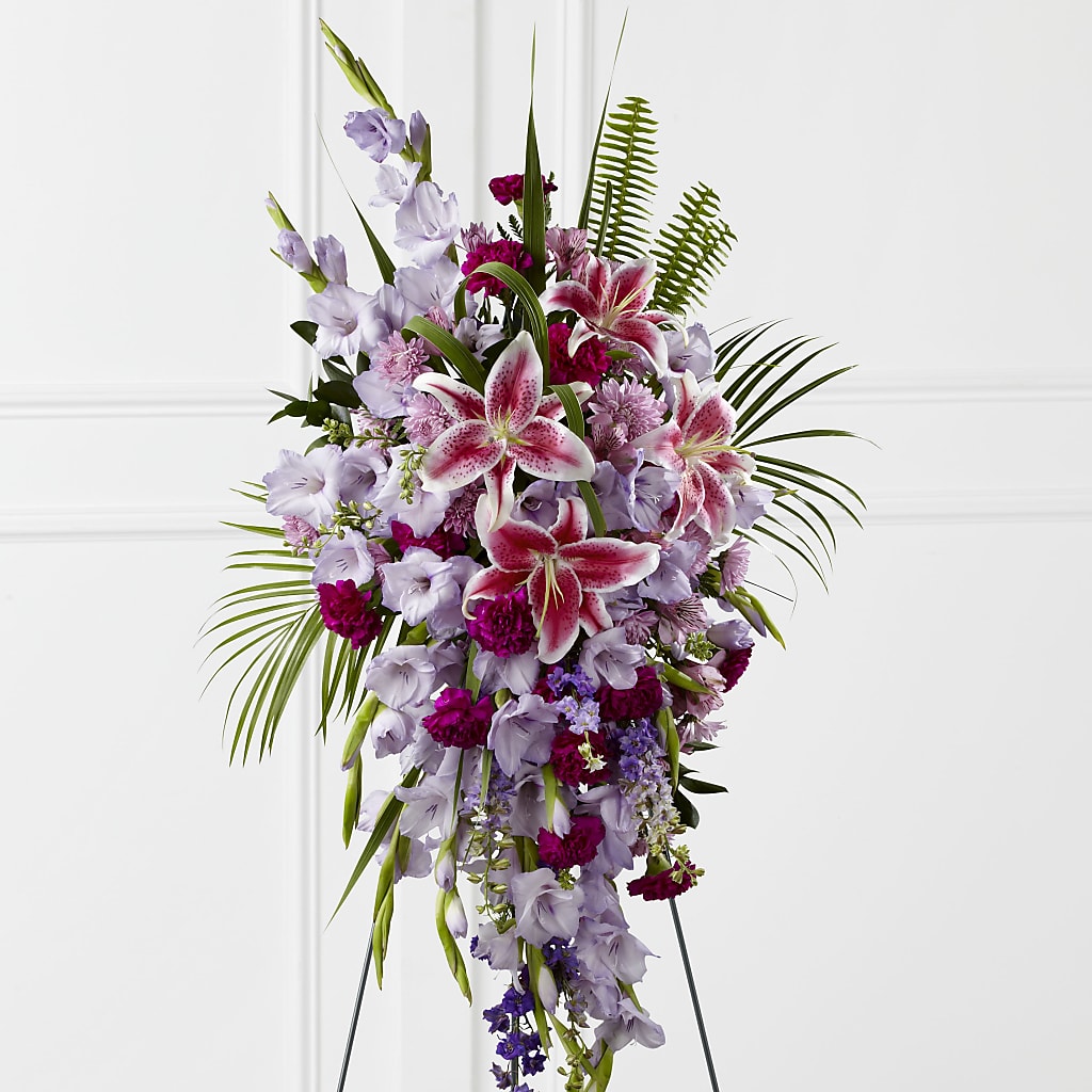 Tender Touch Standing Spray – Noor Florist Llc, Lake Villa IL