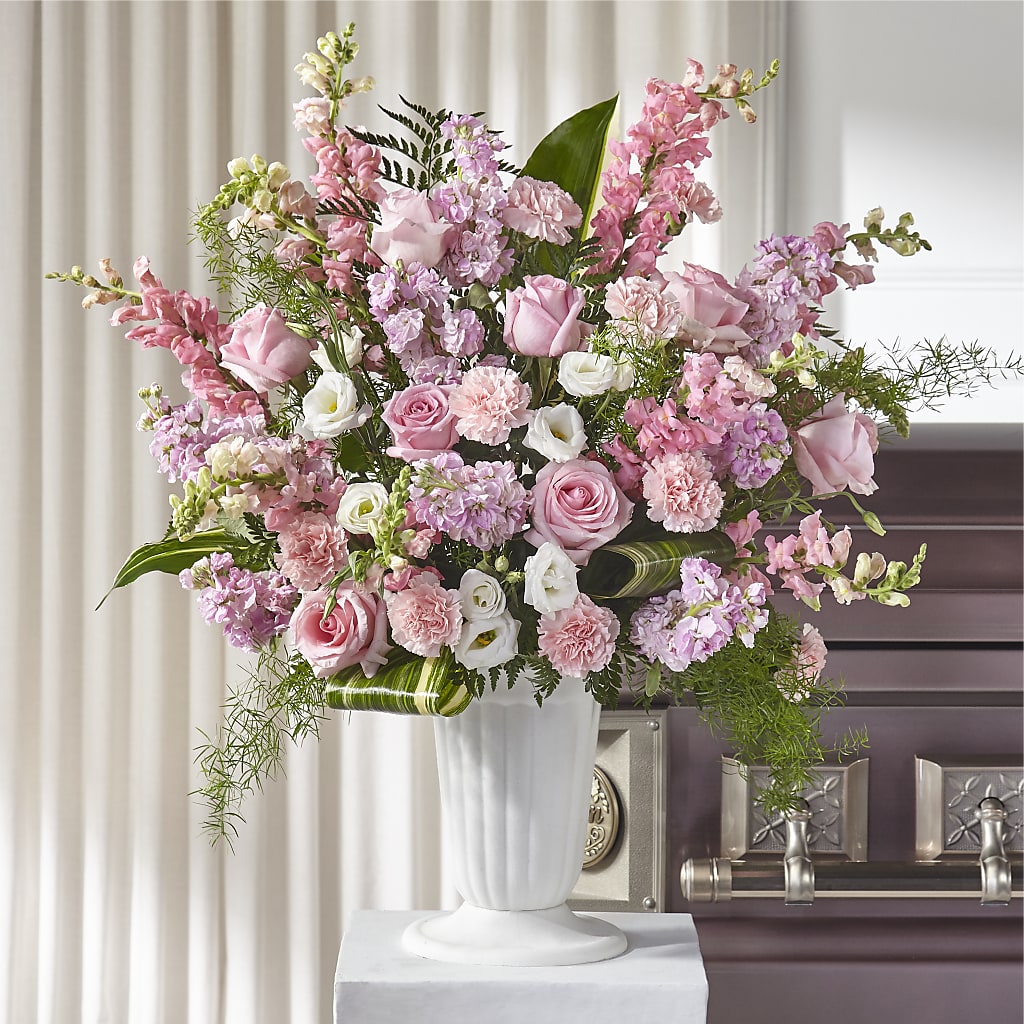 Divine Comfort Arrangement – Noor Florist Llc, Lake Villa IL
