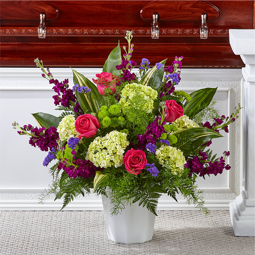 Beautiful Horizons Floor Basket – Noor Florist Llc, Lake Villa IL