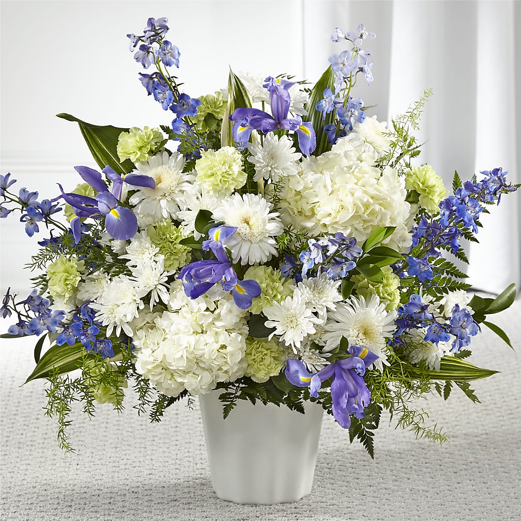 Soft Serenity Floor Basket – Noor Florist Llc, Lake Villa IL