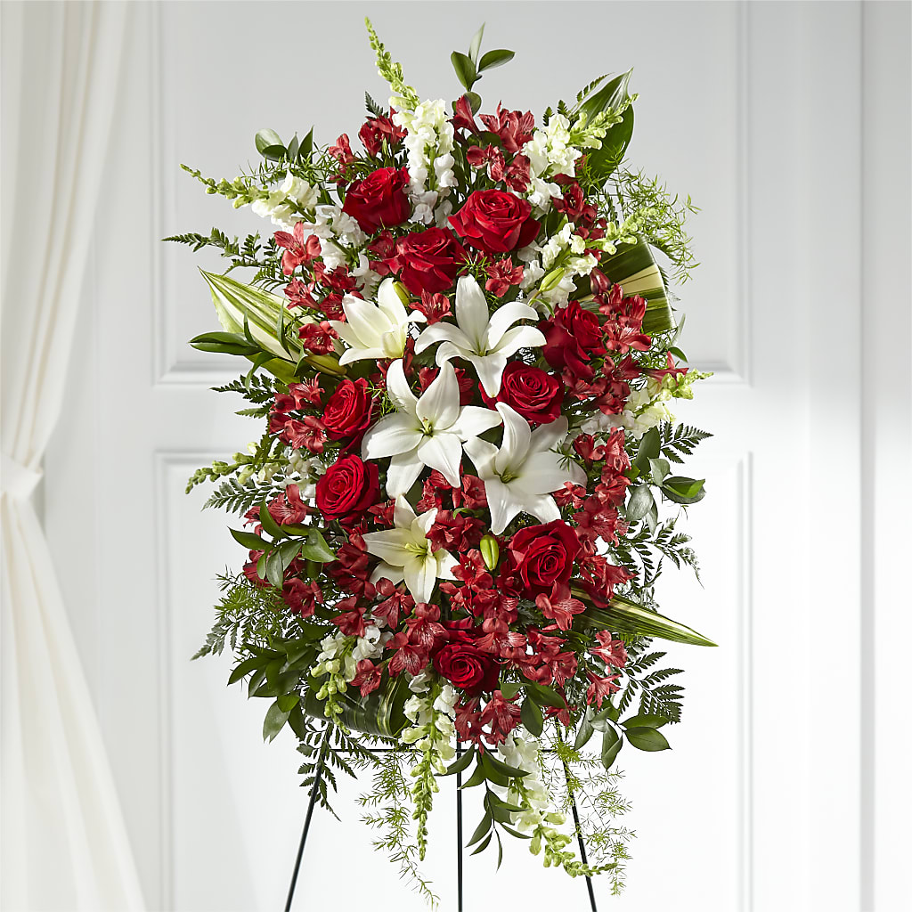 Everlasting Memory Standing Spray – Noor Florist Llc, Lake Villa IL