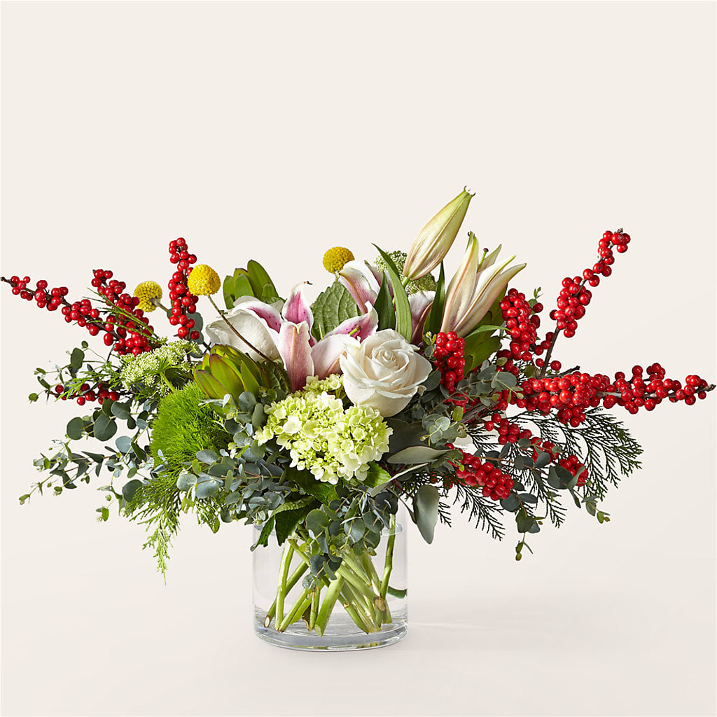 Berry & Bright Bouquet – Noor Florist Llc, Lake Villa IL