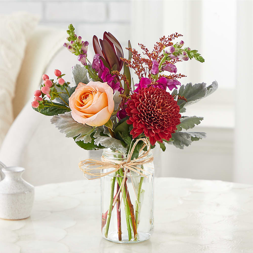 Moody Hues Bouquet – Noor Florist Llc, Lake Villa IL