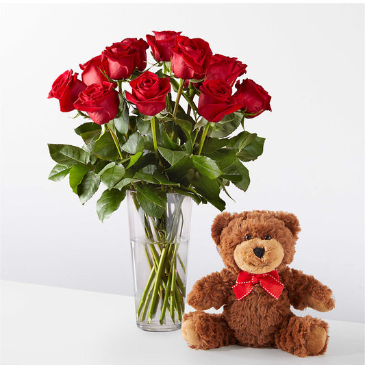 Romantic Long Stem Red Rose Bouquet Bundles –  Noor Florist Llc, Lake Villa IL