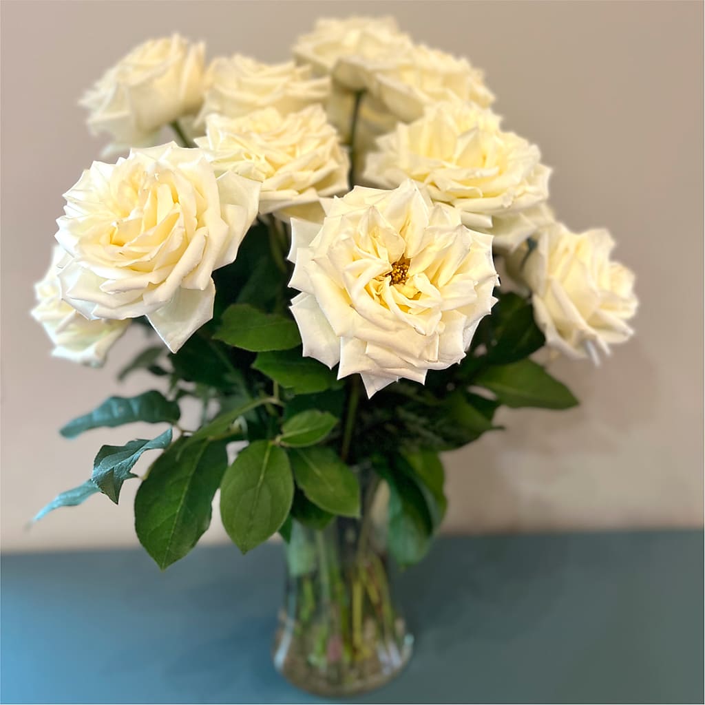 Long Stem Yellow Rose Bouquet –  Noor Florist Llc, Lake Villa IL