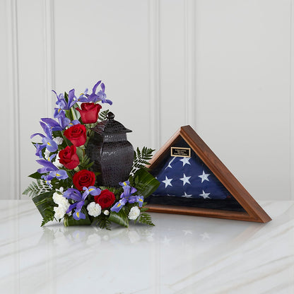 Patriotic Tribute Arrangement –  Noor Florist Llc, Lake Villa IL
