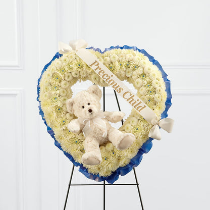 Precious Child Standing Heart –  Noor Florist Llc, Lake Villa IL