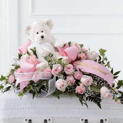 Touch of Sympathy Casket Spray –  Noor Florist Llc, Lake Villa IL