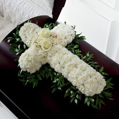 Peaceful Memories Casket Spray (Standard) –  Noor Florist Llc, Lake Villa IL