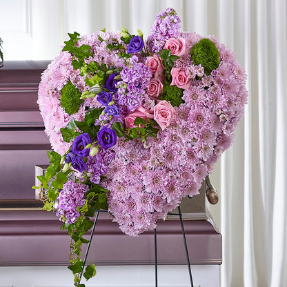 Treasured Love Standing Heart –  Noor Florist Llc, Lake Villa IL