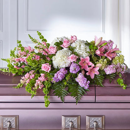 Life's Gratitude Casket Spray –  Noor Florist Llc, Lake Villa IL