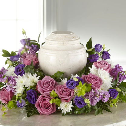Blooming Sympathy Cremation Adornment –  Noor Florist Llc, Lake Villa IL