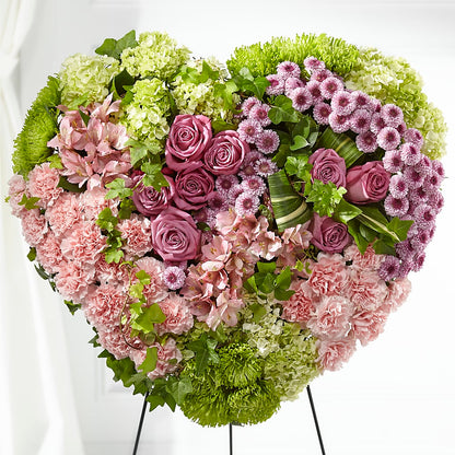 Heartwarming Standing Heart –  Noor Florist Llc, Lake Villa IL