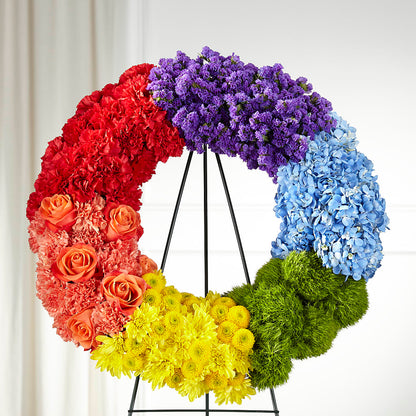 Circle of Love Wreath –  Noor Florist Llc, Lake Villa IL