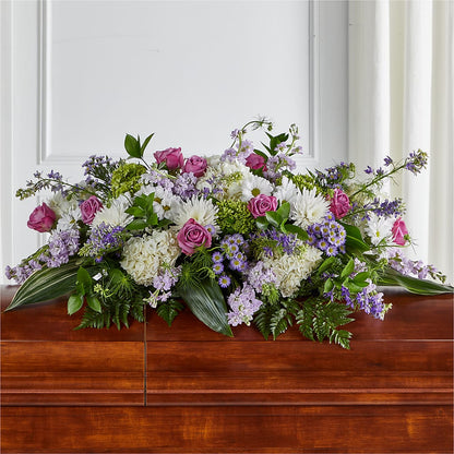 Meadows of Serenity Casket Spray –  Noor Florist Llc, Lake Villa IL