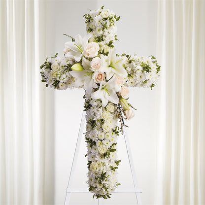 Spiritual Guidance Standing Spray –  Noor Florist Llc, Lake Villa IL