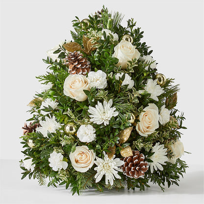 Árbol nevado