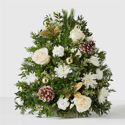 Árbol nevado