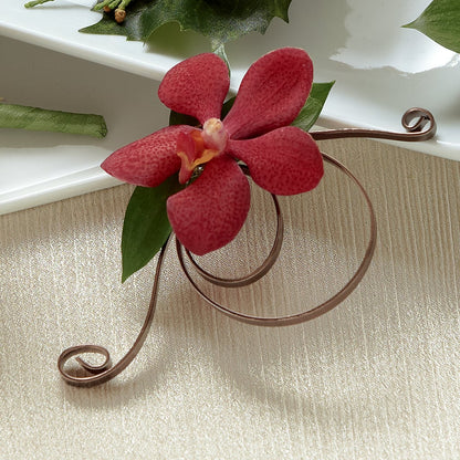 Red Mokara Boutonniere –  Noor Florist Llc, Lake Villa IL