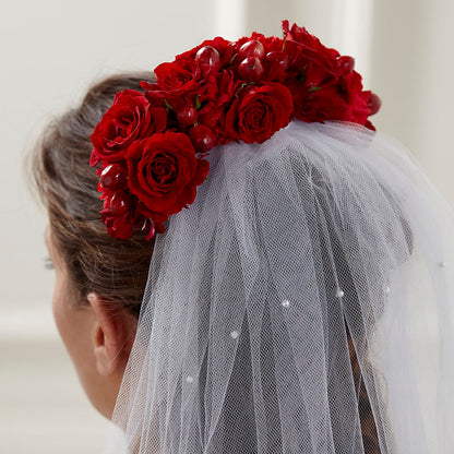 Heart's Happiness Hair Decor –  Noor Florist Llc, Lake Villa IL